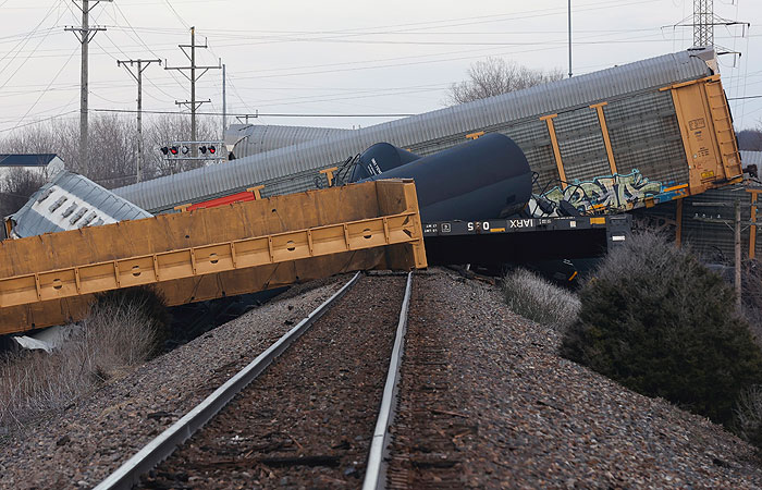 В США произошла еще одна авария с поездом компании Norfolk Southern