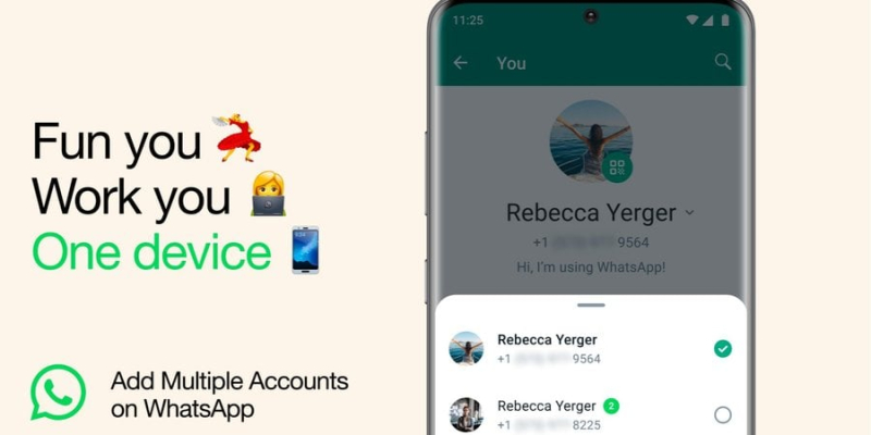 Довгоочікувана функція. WhatsApp дозволив одночасно відкрити два облікові записи на одному пристрої